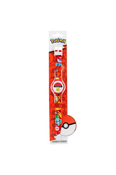 Pokemon Pokémon Red Character Print Digital Watch