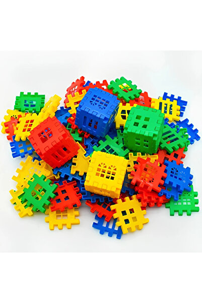 Erbek Puzzle City 3D Yapı Ve Tasarım Blokları 132 Parça Eğitici, Zeka Geliştirici Oyuncak Lego