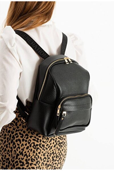 eflanmoda Multi-Compartment Soft Leather Women's Backpack