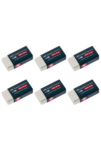 Faber Castell Pvc Free White Eraser 6 Pieces 188524
