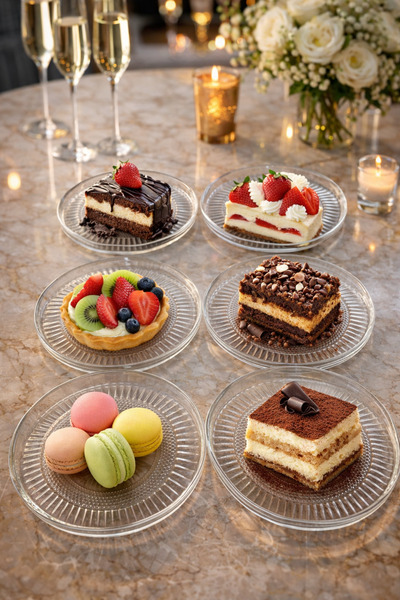 DİBA AVM 6'lı cam Pasta Tabağı Seti elisa model 16 Cm pasta kahvaltı sunum ta...