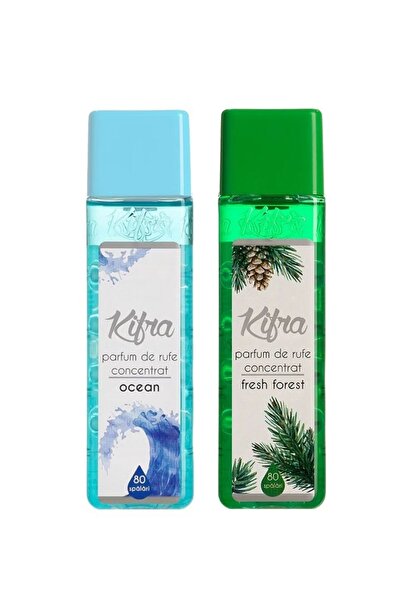 kifra Set parfum concentrat pentru rufe Ocean + Forest Fresh 200 ml