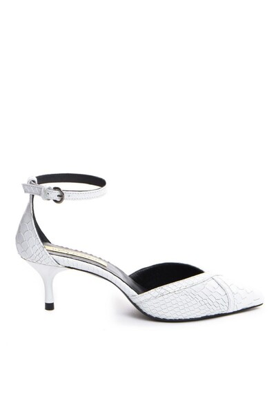 The 5th Element Rihanna White genuine leather stiletto shoes