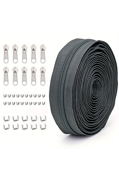 Choice37 طقم واحد من 311 لون رمادي داكن، متوفر بـ 50 لونًا، مزود بسحاب نايلون...