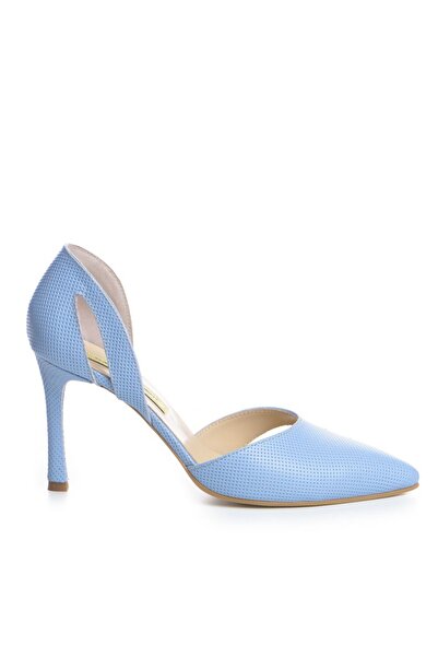 The 5th Element Pantofi stiletto piele naturala Bleu Zaira