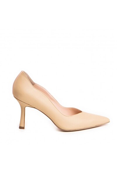 The 5th Element Amalia Cream genuine leather stiletto shoes