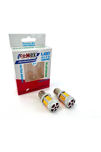 FEMEX FEMEXRenault Taliant LED Arka Sinyal Ampulleri Koyu Turuncu PY21W 1156 BAU15S