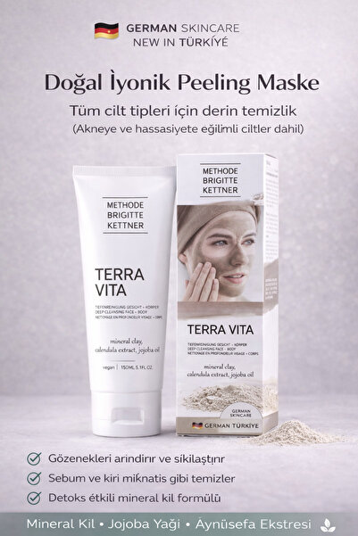Methode Brigitte Kettner Terra Vita 150 ml – Canlandırıcı Doğal Yüz Bakım Mas...