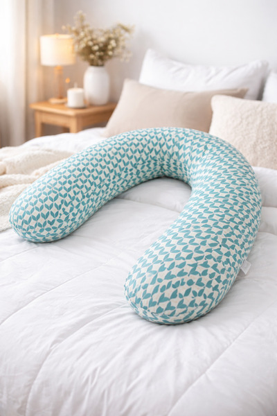 Funna Baby وسادة دعم الحمل – راحة كاملة للجسم للأمهات الحوامل