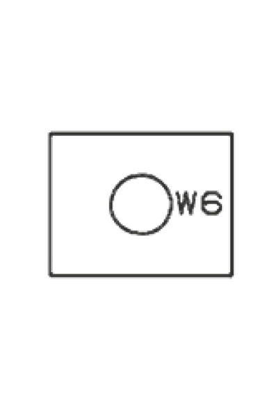 ELBE Αφαιρούμενα και αναστρέψιμα μαχαίρια 9,6x12x1,5