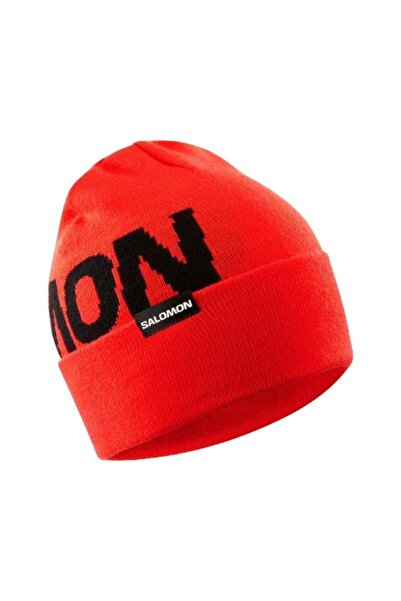 Salomon Lc2152900 Hermitage Beanie Unisex Beanie Orange