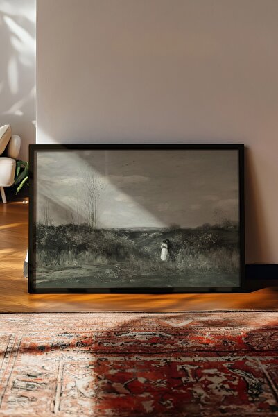 Postifull Tablou vintage, poster cu cadru negru, decor de perete vintage