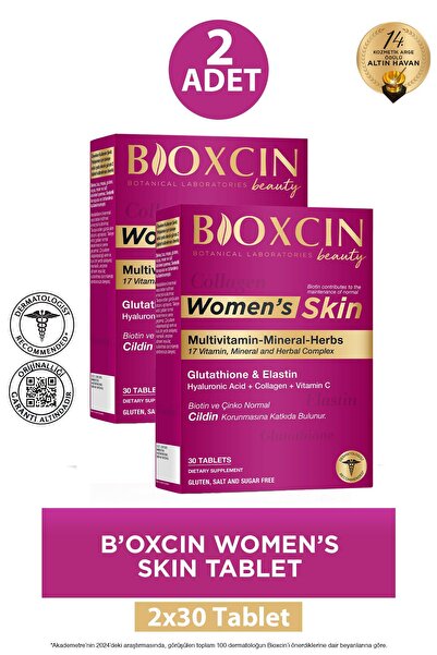 Bioxcin Womens Skin Tablet 30'lu 2 Adet