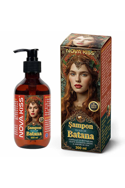 NOVA KISS Șampon NOVA KISS® Premium cu ulei de batana pentru creșterea și reg...