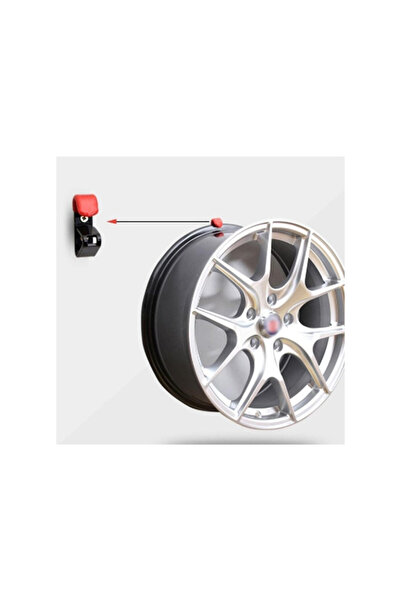 OEM Set of 2 Wall Mount Tire Rim Hooks – Heavy-Duty Steel with Protective Coa...