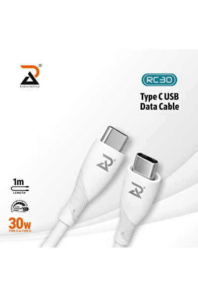 Radalifestyle RC30 - من النوع C إلى النوع C، 6 أمبير - 30 واط، 1 متر