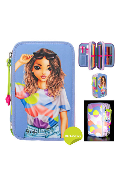 Top Model Flash 3 Katlı İçi Dolu Kalem Çantası 412749