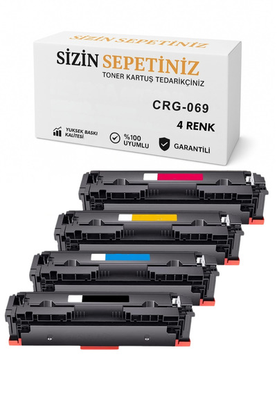 Canon i-SENSYS MF752Cdw İçin CRG-069 4’lü Renk TONER SETİ ÇİPSİZ