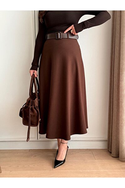 Vesua KEMERLİ MİDİ BOY KLOŞ ETEK