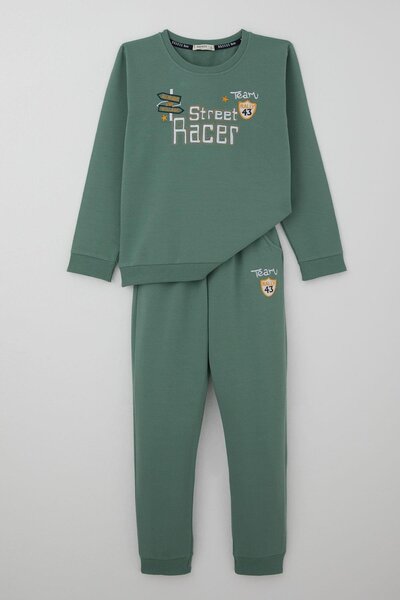 Breeze Σετ φόρμας για αγόρια Street Racer Embroidery με τύπωμα 4-8 ετών, Petr...