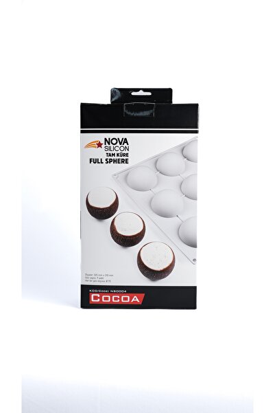 NOVA SİLİKON Silicone 9-Cavity Full Sphere Cake Mold