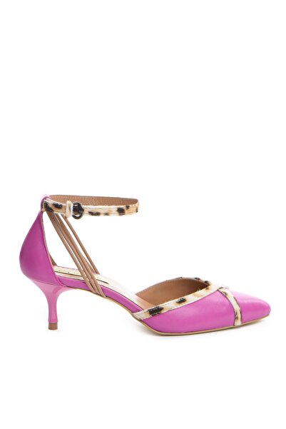 The 5th Element Rihanna Pink genuine leather stiletto shoes