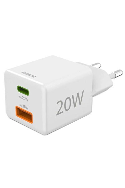 Other Încărcător de perete HAMA Mini 20W PD/QC (1X USB-C, 1X USB-A) Alb