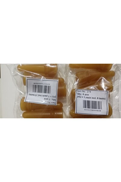 KERBL Kauçuk Oğlak Emzirme Kovası Emziği-12 Adet