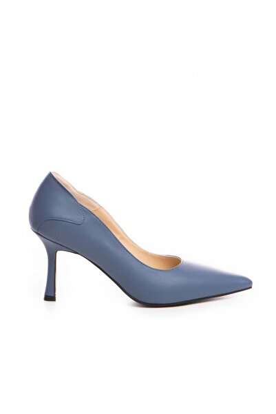 The 5th Element Pantofi stiletto piele naturala Bleu Jeans Elise