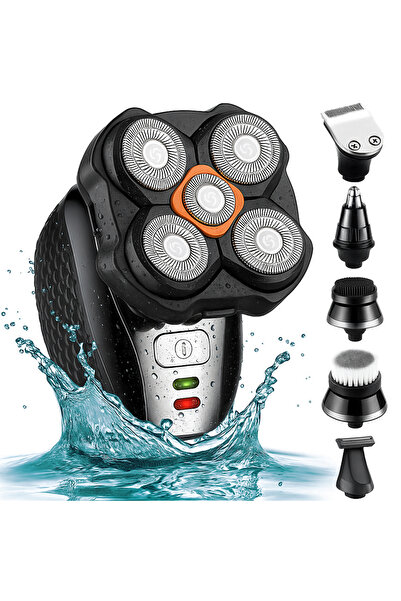 Linomag Multifunctional electric shaver, 5D 6-in-1, Linomag® ,waterproof, USB...