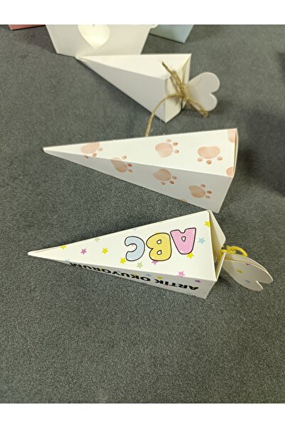 Ti Play Artık Okuyorum Hediyelik Lokum & Şeker Kutusu – Kalpli Kulp 30 adet