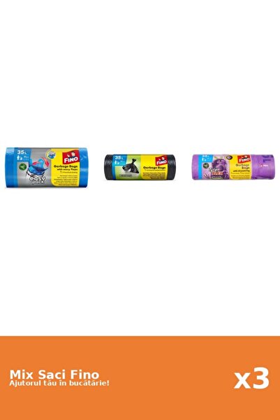 Fino Set 3 Saci Fino: 2x 30 buc, 1x 35 l