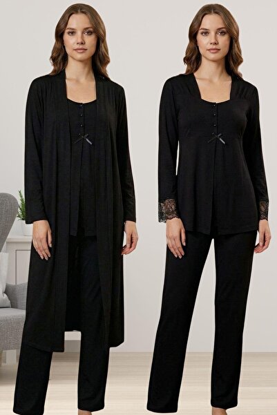 by İGP Maternity Pajama Set with Dressing Gown