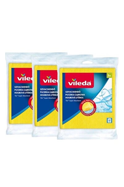 Vileda Set of 3 Wet Wipes