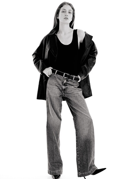 H&M Wide High Waist Jeans