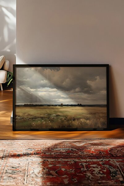 Postifull Vintage slika, poster u crnoj ramovini, vintage zidni dekor