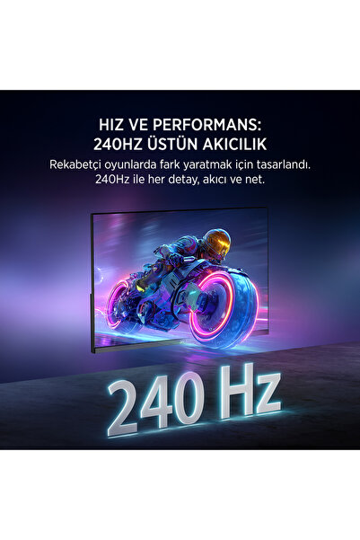 James Donkey Ravel R40 24'' 240Hz 0.5Ms Fast IPS FHD Gaming Monitör (Ölü Pikselde Anında Değişim)