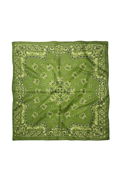 Sultan İpek Cotton Polyester Shawl Patterned Scarf / Bandana 60X60Cm