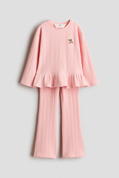 H&M 2 Parçalı Ribanalı Set