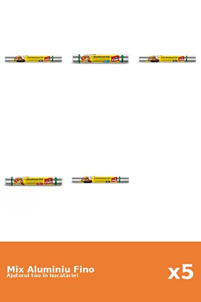 Fino Set 5 Aluminiu Fino: 3x 8 m, 1x 20 m, 1x 10 m