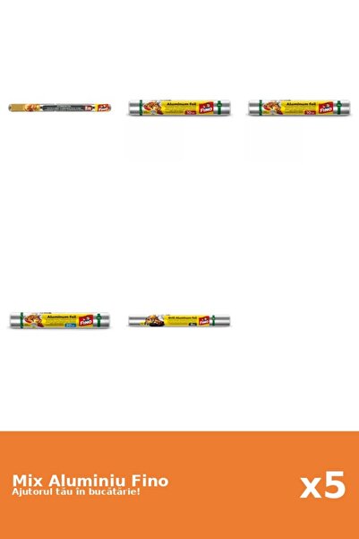 Fino Set of 5 Fine Aluminum: 2x 8 m, 2x 10 m, 1x 20 m