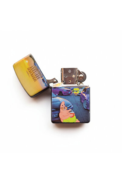 Otto Common Classic Metal Windproof Lighter - Zippo Style & Refillable 63