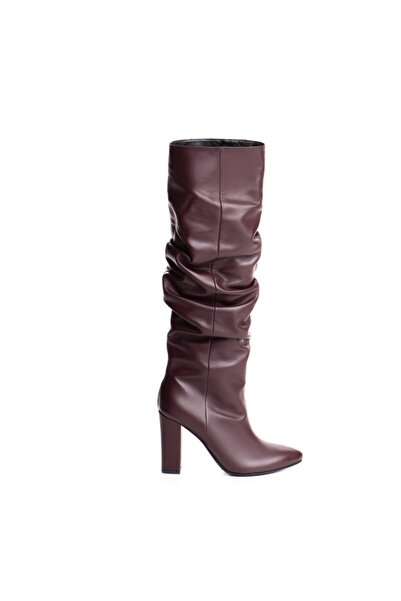 The 5th Element Women's Boots Natural Leather Light Burgundy