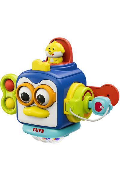 Teno Jucărie interactivă pentru bebeluși, cub educațional Montessori, design ...