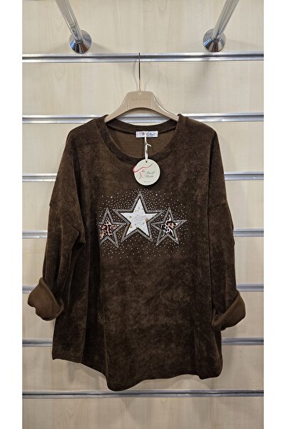 Park Moda Velvet Blouse with Stones