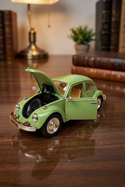 craftivio Nostaljik Vosvos Oyuncak Araba - 17cm Büyük Boy - Sesli Işıklı ve S...