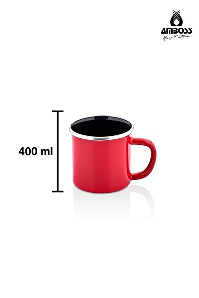 Amboss Crispella Enamel Mug – Red