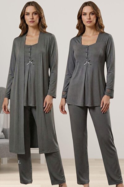 by İGP Maternity Pajama Set with Dressing Gown