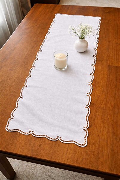 YD TASARIM Y&D TASARIM WHITE DREAM BEYAZ İŞ RUNNER 35*115