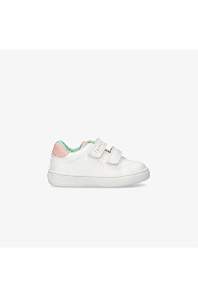 Tommy Hilfiger Flag and Hook Loop Bebek Beyaz Spor Ayakkabı